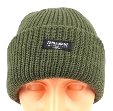 MIL-TEC ЗИМНЯЯ ВОЕННАЯ ШАПКА С УТЕПЛЕНИЕМ 3M THINSULATE WARM OLIVE