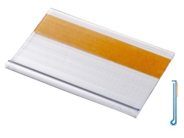 LISTWY CENOWE SAMOPRZYLEPNE DBR 39X65 MM - 100 SZT