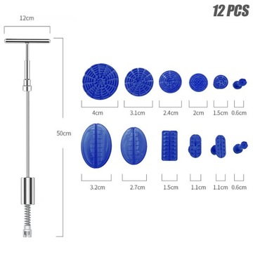 Набор для удаления вмятин для удаления вмятин на кузове с помощью грибного молотка.