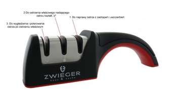 ZWIEGER 3-ступенчатая точилка для ножей Rapid