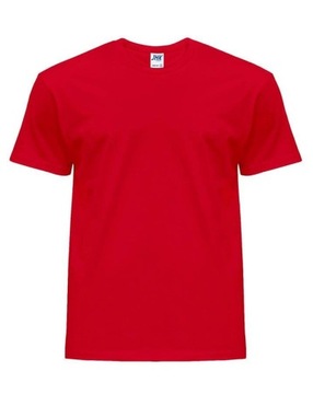 KLASYCZNY TSHIRT koszulka męska czerwony M