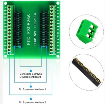 ПРОТОТИП ПЛАТЫ ДЛЯ МОДУЛЕЙ НА ОСНОВЕ ПЛАТЫ РАСШИРЕНИЯ ЭКРАНА ESP8266