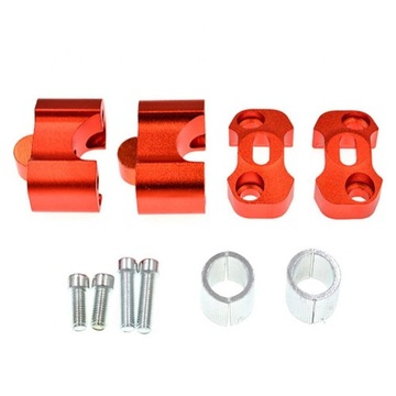 Kierownica motocykla 1 para 22-28mm zacisk ze stop