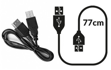 УДЛИНИТЕЛЬ, ПРОВОД, USB-ШТЕКЕР, AM-AF, 77см