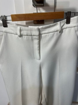 River Island przepiękne spodnie białe r. 38