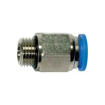 Złączka wtykowa prosta wąż 8mm gwint 1/4 cala