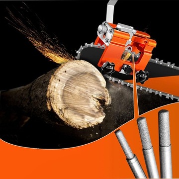 Набор напильников для точилки цепи, бензопилы, 3 шт.