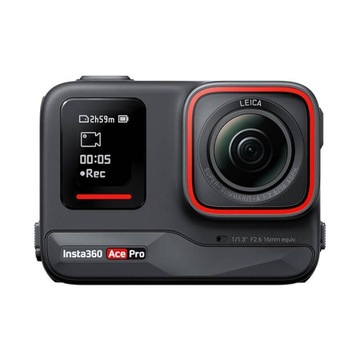 Kamera Insta360 Ace Pro + 2 Dodatkowe Aku + HUB + Karta 128 + Szkło
