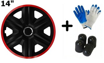 4x KOŁPAKI 14''FAST LUX-Cz AUDI SKODA FIAT+GRATIS