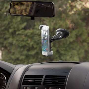Автомобильный держатель телефона до 6,5 дюймов на лобовое стекло С прочными дужками