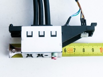 Аудиосистема Fujitsu на передней панели + 2 порта USB + выключатель питания