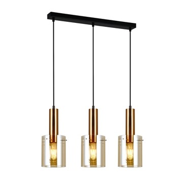 Lampa wisząca Sardo PND-5581-3-BRO+AMB Italux