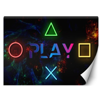 FOTOTAPETA DLA GRACZA Przyciski pada PLAY 150x105