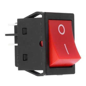 PRZEŁĄCZNIK KOŁYSKOWY ON/OFF 30A 4PIN CZERWO