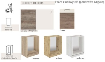 ECONO Kuchnia 2 MDF biała POD WYMIAR PROJEKT