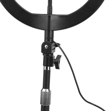 Вращающийся на 360 градусов кольцевой светильник для прямой трансляции