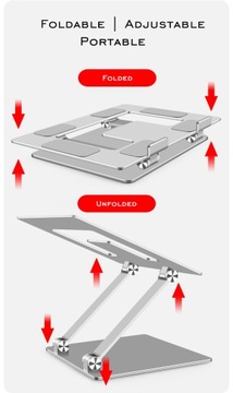 Подставка для ноутбука ProDesk, держатель подставки СЕРЕБРЯНЫЙ
