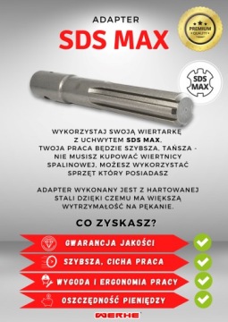 Шнековое долото для грунта 180H мм SDS Max адаптер