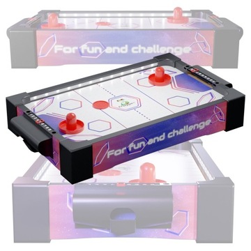 MINI CYMBERGAJ STÓŁ DO GRY DLA DZIECI OŚWIETLENIE LED HOKEJ DREWNIANY