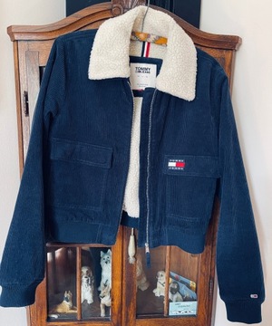 TOMMY HILFIGER KURTKA SHERPA SZTRUKS NA BARANKU M