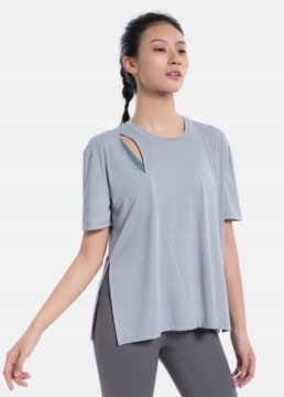 Спортивная футболка, костюм для йоги, короткие рукава.