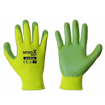 Нитриловые перчатки NITROX MINT, размер 7 RWNM7