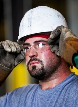 Okulary Ochronne Robocze Antyodpryskowe Bezbarwne Poliwęglanowe BHP Arhem