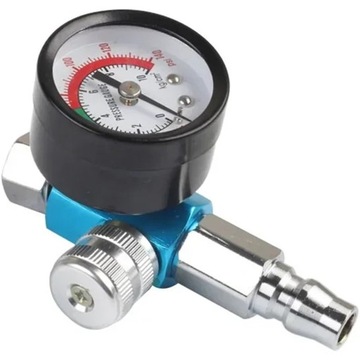 REDUKTOR CIŚNIENIA POWIETRZA PISTOLETU LAKIERNICZEGO 1/4 REGULATOR