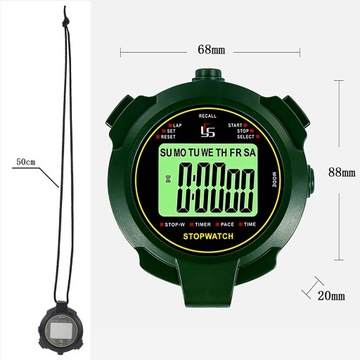 ПРОФЕССИОНАЛЬНЫЕ ТРЕНИРОВКИ СЕКундОМЕР МНОГОФУНКЦИОНАЛЬНЫЙ СЕКундОМЕР С ПОДСВЕТКОЙ ТАЙМЕР