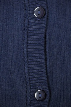 JustElegance Kobiecy Klasyczny Granatowy Damski Sweter Kardigan /Gr/ S 36