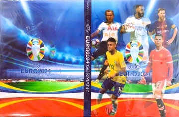 Большой футбольный альбом на 240 карточек ЕВРО-2024 3D-класса + 60 бесплатных карточек