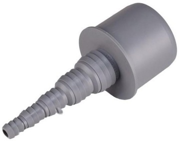 Korek redukcja końcówka fi 50 mm z wyjściem na wąż