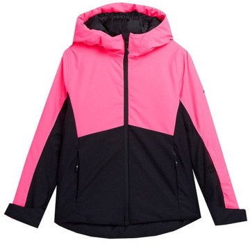 ДЕТСКАЯ ЗИМНЯЯ КУРТКА С КАПЮШОНОМ ДЛЯ ДЕВОЧЕК 4F AW23F292