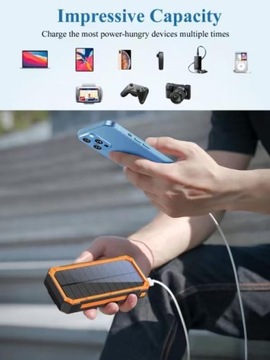 POWER BANK 27000 МАч POWERBANK 22,5 Вт PD 2X USB-КАБЕЛЬ USB-C ТИПА-C