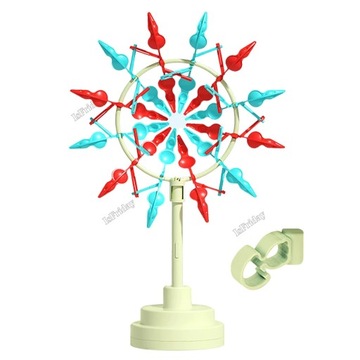 3D Colorful Rotating Windmill Handheld Flowing Wind Spinner Sunflower