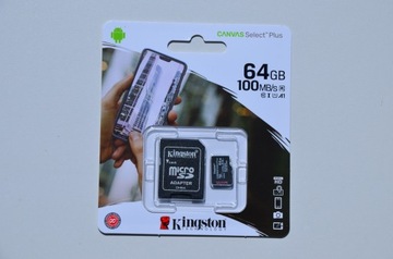 Карта памяти MicroSD Canvas Select Plus емкостью 128 ГБ