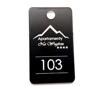 Брелоки для гостиниц ДВУХСТОРОННИЕ НОМЕРА 10 ШТ.