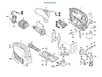 Подъемная штанга лобзик BOSCH PST 800 PEL 100