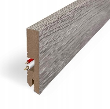 Listwa przypodłogowa MDF 8 dekoracyjna Dąb idylla