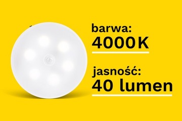 Аккумуляторный светодиодный ночник с магнитом 5В, 0,6Вт