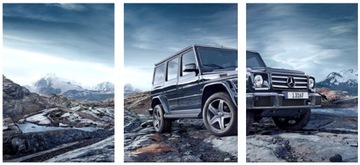 3x OBRAZ NA ŚCIANĘ MERCEDES C500 20x30