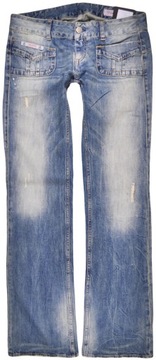 HERRLICHER spodnie LOW WAIST jeans LUCKY _ W28 L32