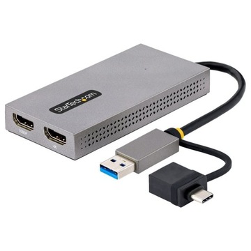 StarTech 107B-USB-HDMI zewnętrzna karta graficzna usb 3840 x 2160 px Szary