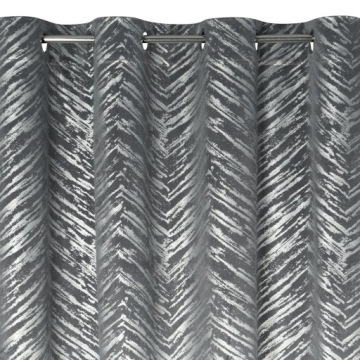 Готовая штора со стальными люверсами SARA 140х250.