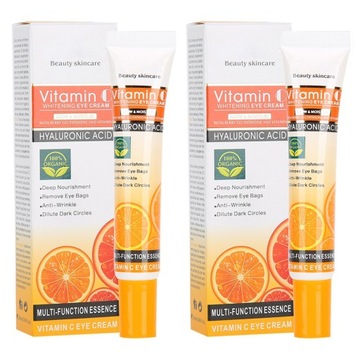 2pcs 25ml Vitamin C Eye Cream Removal Dark Circles