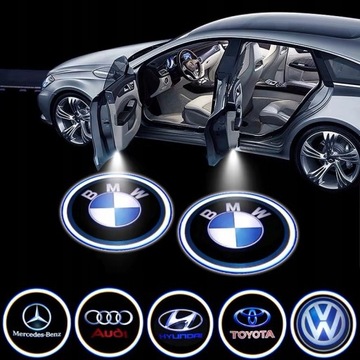 Led Logo Projektor Na Baterie Ford Mercedes Audi