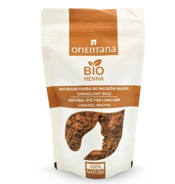 Orientana - Bio Henna Karmelowy Brąz - 100 g