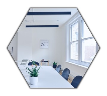 LUSTRO heksagonalne akrylowe 15x17,3cm LS-78