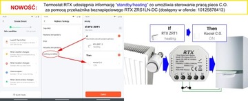 2x головка термостата + шлюз ZigBee LAN TUYA SET2