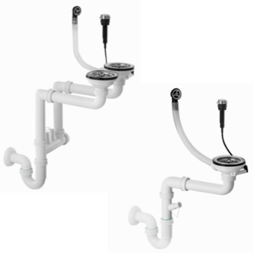 DOPŁATA DO SYFONU Z KORKIEM AUTOMATYCZNYM BRADO